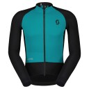 SCOTT RC Pro Warm Hybrid Gore Tex Windstopper Jakke Sort/Turkis til Herre