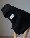 Dovre T Skjorte V Neck Jersey Økologisk Bomull Svart