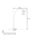 Lindby - Valdorin Utendørs Gulvlampe Beige