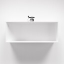 Pulcher Frozen Tub 180 Badekar 180x76 Solid Matt Hvit SolidTec