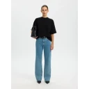 Selected Slfoversized Tenny Tee Noos   Black   S