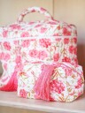 Toalettmappe 20x10x12 cm Pink Meadow