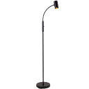 Brasil gulvlampe 130 cm Svart/Krom