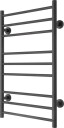 TVS Eldo 9 L elektrisk håndkletørker, 860x530 mm, sort