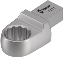 Wera 7771 Torque Wrench End Fitting Sølv 1 Stykker Chromium Vanadium Steel Cr V