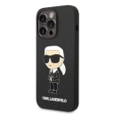 Karl Lagerfeld iPhone 14 Pro Silikon MagSafe Deksel - Svart