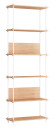Moebe shelving system s.255.1.A Eik-hvit