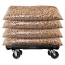vidaXL Transportvogn svart polypropylen 300 kg