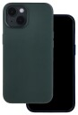 Mag Leather Cover til iPhone 15 Plus 6,7tm Mørkegrønn