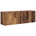  TV Veggskap 2 pcs Gamle tre 59,5 x 31 x 40 cm Konstruert tre