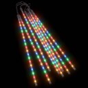vidaXL 8stk Meteorlys 50 cm flerfarget 288 LED innendørs og utendørs