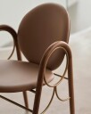 Brdr. Krüger Arkade Lenestol Fumed Eik / Skinn Almond