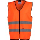 Bekken & Strøm Dokka refleksvest HiVis kl.2 unisex str. 2XL HiVis oransje