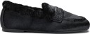 Laura Bellariva Ballerina penny loafer with fur 36 sort dame