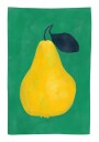 Minimalist Yellow Pear Plakat Plakat / 40x50cm