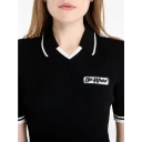 Off White Dame Strikkevarer Svart L,
