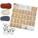 Creativ Company Macramé sett mini Nøkkelring