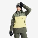 Halo 2L Insulated Ski Anorak Dame Kambaba Green/Lemon Grass Størrelse:3XL   Skalljakke Turjakke & Vindjakke