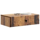 vidaXL Vegghengt Sidebord Gammelt tre 59 x 34,5 x 17 cm Konstruert tre