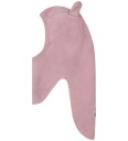 Huttelihut Balaclava - Fleece - 1-lag - Woodrose m. Ører - Huttelihut - 6-12 md - Balaclava - enkel - Rosa - 62-80