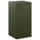 vidaXL Planteholder Olivengrønn 30 x 30 x 60 cm Cortenstål