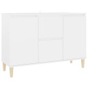 vidaXL Skjenk hvit 103,5x35x70 cm sponplate