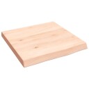 Benkeplate til bad 40x40x4 cm ubehandlet heltre