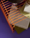 Panton Wire Hylle 34 cm Tangerine