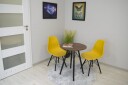 Moderne skandinavisk salongbord TODI rund topp 60cm Brun