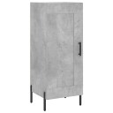 vidaXL Skjenk betonggrå 34,5x34x90 cm konstruert tre