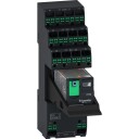 Schneider Electric 10 stk Relé med stikkontakt+test 4CO 24VDC push-in, RXM4AB1BDPVP