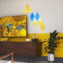 Nanoleaf Shapes Smarter Kit - Trådløst lyssett - LED x 9 - 1.7 W - 16 millioner farger - 1200-6500 K - trekant