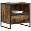  Nattbord 2 pcs Røyk Eik 50 x 39,5 x 50 cm Konstruert tre