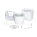 Steba IC 20 Iskremmaskin 1,5 liter med timer og lokk - Hvit