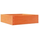 Hageplantekasse voksbrun 80x80x23 cm heltre furu