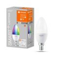 Ledvance Smart+ lyskilde, kerte, 5W, RGBW, E14, WiFi, matt