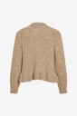 Vila   Kardigan Vibows L/S Flounce Knit Cardigan No   Brun