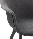 Gubi Bat Spisebordstol Polstret Front / Plastbase Hallingdal 65 173