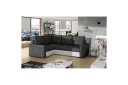 Seksjon Eltap Corona 235x162x90 cm   Sawana 05 Soft 17 Grå Hvit Venstre