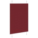  Plisségardin Bordeaux Rød 90x150 cm Stoff Bredde 89,4