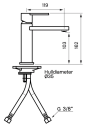 Tapwell Lin071 Servantbatteri Matt Sort