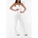 Elisabetta Franchi Dame Bukser Hvit XS,