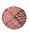 Nordic Paws Lickmat Round Red 21X21Cm