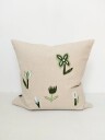Fine Little Day Tulip brodert putetrekk 48x48 cm grønn natur