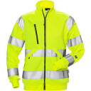 Fristads Sweatshirt-Jacka 7427 Shv Klass 3, Dam Varsel Gul Xl