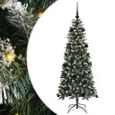  Kunstig juletre grønn 66 x 66 x 150 cm PVC og plast og stål