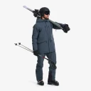 RevolutionRace Atlas Long 3L Ski Jacket Herre India Ink Størrelse:S   Skalljakke Turjakke & Vindjakke