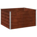 vidaXL Hevet Hagebed Rusten 100 x 80 x 55 cm papp