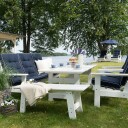 Hillerstorp BULLERÖ Benk 40 x 120 cm Hvit 1525637-01-2 1525636-01-2