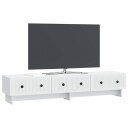  TV skap med skuff Hvit 147 x 34,5 x 30 cm Konstruert tre